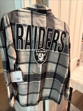 NFL Black & Gray Plaid Team Apparel Tag